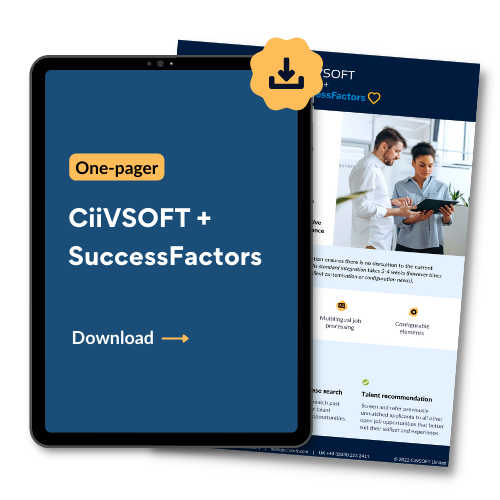CiiVSOFT automation + SAP SuccessFactors (1)